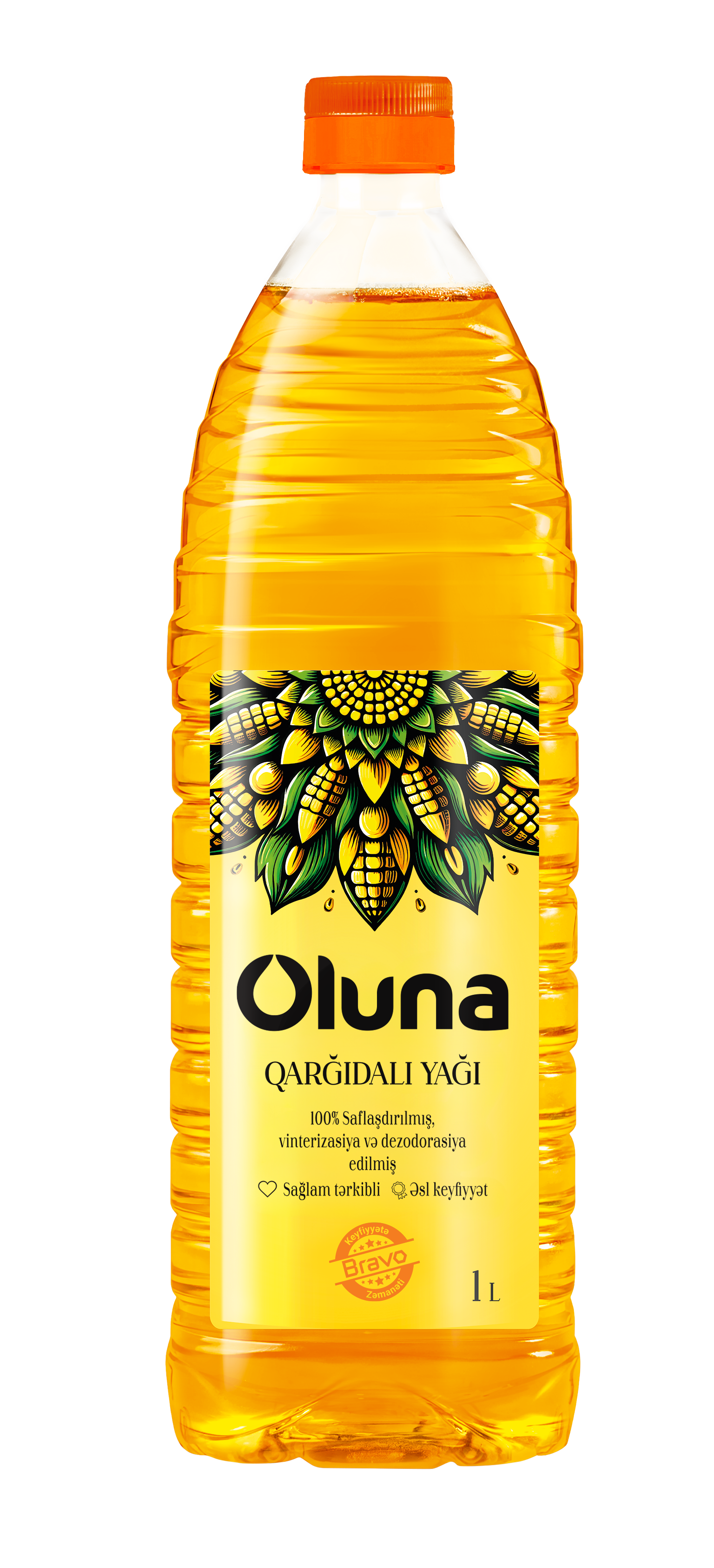 "Oluna" qarğıdalı yağı 1 l